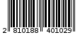Γραμμωτός κωδικός 2810188401029