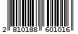 Γραμμωτός κωδικός 2810188601016