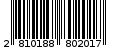 Γραμμωτός κωδικός 2810188802017