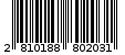 Γραμμωτός κωδικός 2810188802031