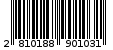 Γραμμωτός κωδικός 2810188901031