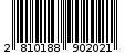 Γραμμωτός κωδικός 2810188902021