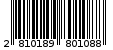 Γραμμωτός κωδικός 2810189801088