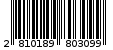 Γραμμωτός κωδικός 2810189803099