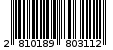 Γραμμωτός κωδικός 2810189803112