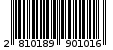 Γραμμωτός κωδικός 2810189901016