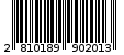 Γραμμωτός κωδικός 2810189902013