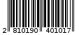 Γραμμωτός κωδικός 2810190401017