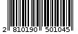 Γραμμωτός κωδικός 2810190501045