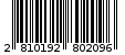 Γραμμωτός κωδικός 2810192802096