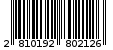 Γραμμωτός κωδικός 2810192802126