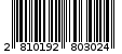 Γραμμωτός κωδικός 2810192803024