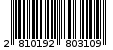 Γραμμωτός κωδικός 2810192803109