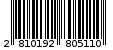 Γραμμωτός κωδικός 2810192805110