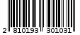 Γραμμωτός κωδικός 2810193301031