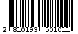 Γραμμωτός κωδικός 2810193501011