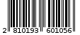 Γραμμωτός κωδικός 2810193601056