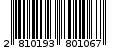 Γραμμωτός κωδικός 2810193801067