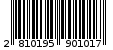 Γραμμωτός κωδικός 2810195901017