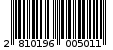 Γραμμωτός κωδικός 2810196005011
