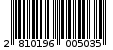 Γραμμωτός κωδικός 2810196005035