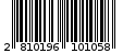 Γραμμωτός κωδικός 2810196101058