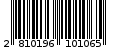 Γραμμωτός κωδικός 2810196101065