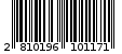 Γραμμωτός κωδικός 2810196101171
