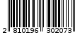 Γραμμωτός κωδικός 2810196302073