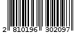 Γραμμωτός κωδικός 2810196302097