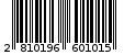 Γραμμωτός κωδικός 2810196601015