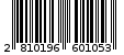 Γραμμωτός κωδικός 2810196601053