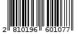 Γραμμωτός κωδικός 2810196601077