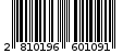 Γραμμωτός κωδικός 2810196601091