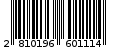 Γραμμωτός κωδικός 2810196601114