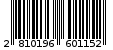 Γραμμωτός κωδικός 2810196601152