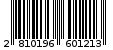 Γραμμωτός κωδικός 2810196601213