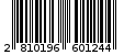 Γραμμωτός κωδικός 2810196601244