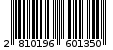 Γραμμωτός κωδικός 2810196601350