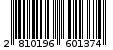 Γραμμωτός κωδικός 2810196601374