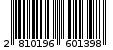Γραμμωτός κωδικός 2810196601398