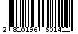 Γραμμωτός κωδικός 2810196601411