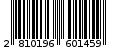 Γραμμωτός κωδικός 2810196601459