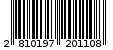 Γραμμωτός κωδικός 2810197201108