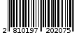 Γραμμωτός κωδικός 2810197202075