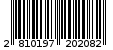 Γραμμωτός κωδικός 2810197202082
