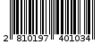 Γραμμωτός κωδικός 2810197401034
