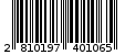 Γραμμωτός κωδικός 2810197401065