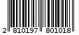 Γραμμωτός κωδικός 2810197801018