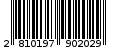 Γραμμωτός κωδικός 2810197902029